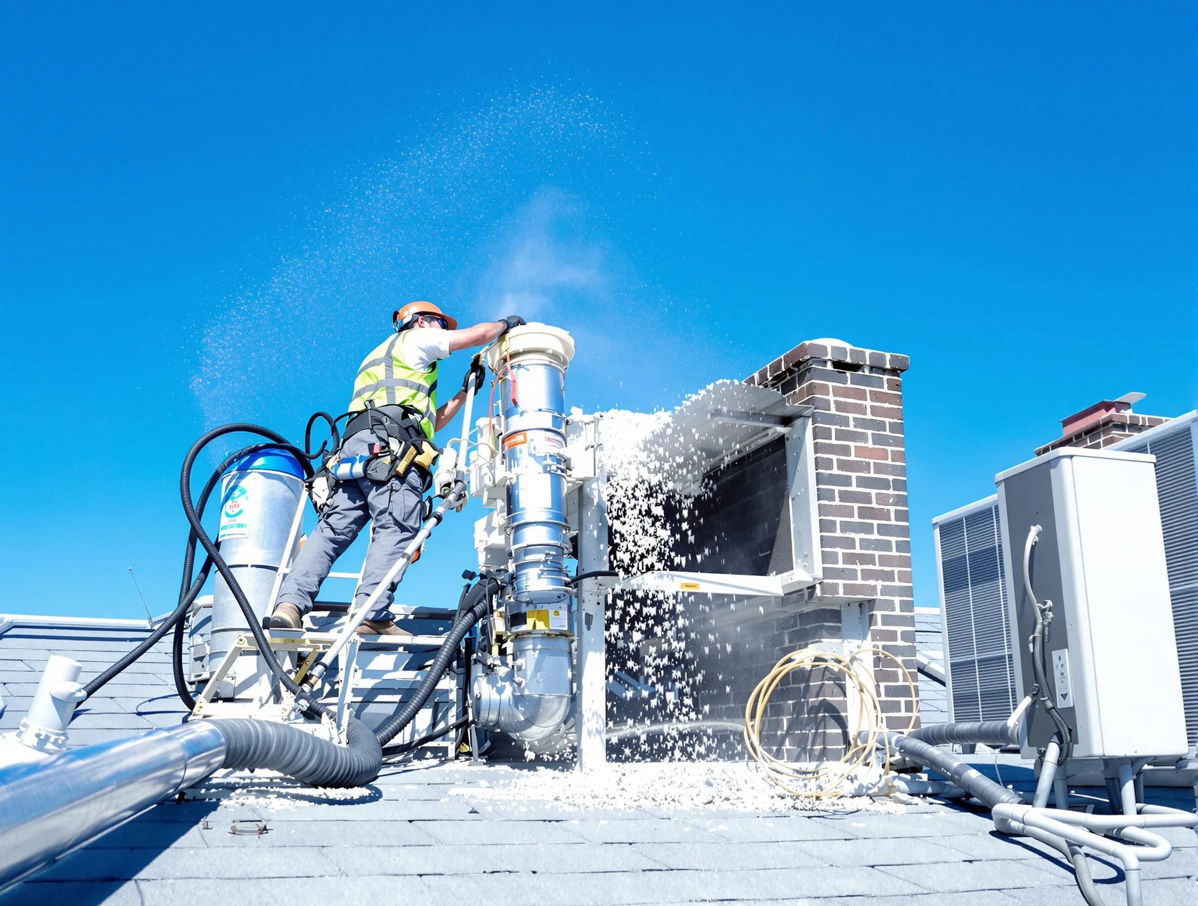 Expert roof dryer vent cleaning by Woodlake Dryer Vent Cleaning in Woodlake
