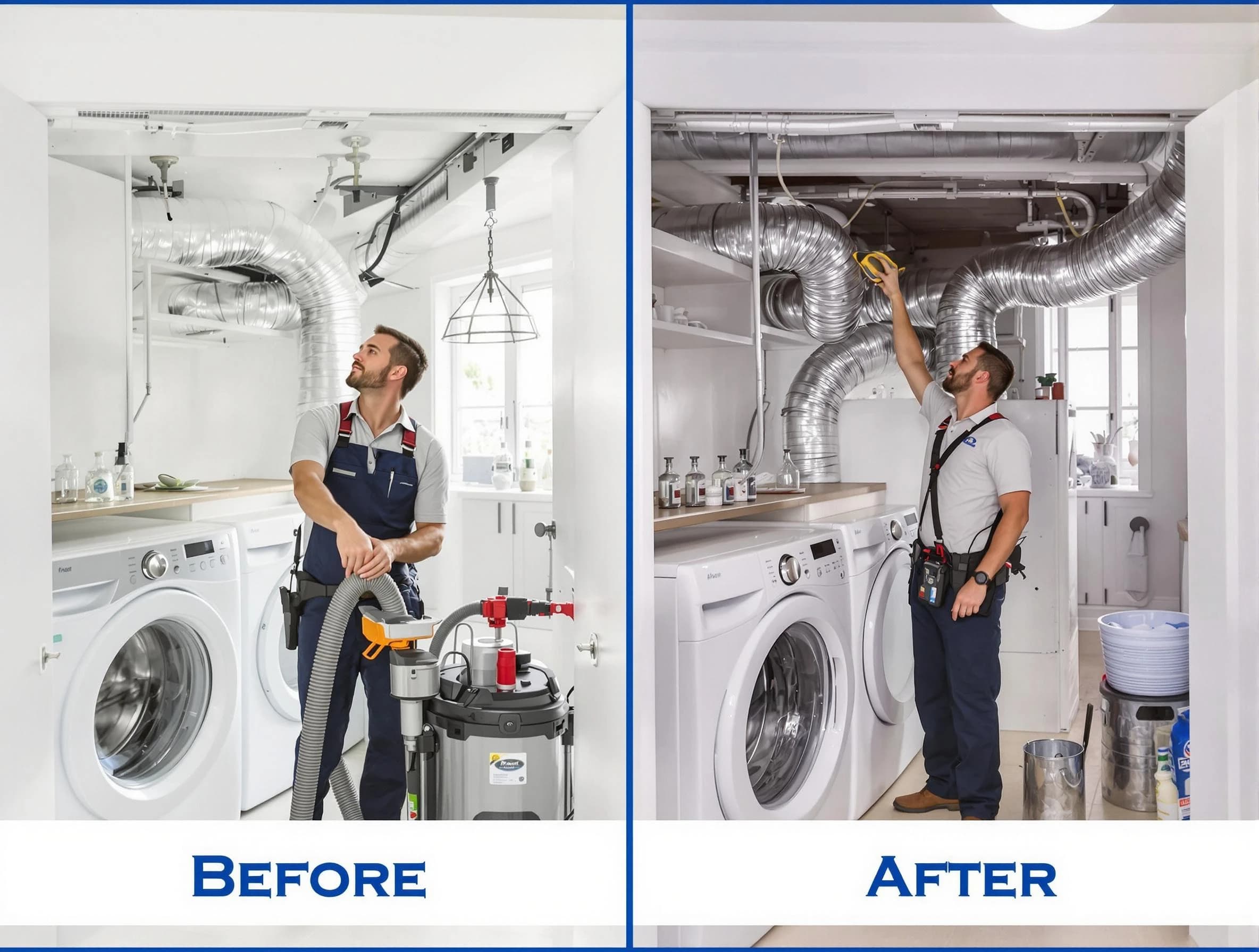 Expert gas dryer vent cleaning by Woodlake Dryer Vent Cleaning in Woodlake