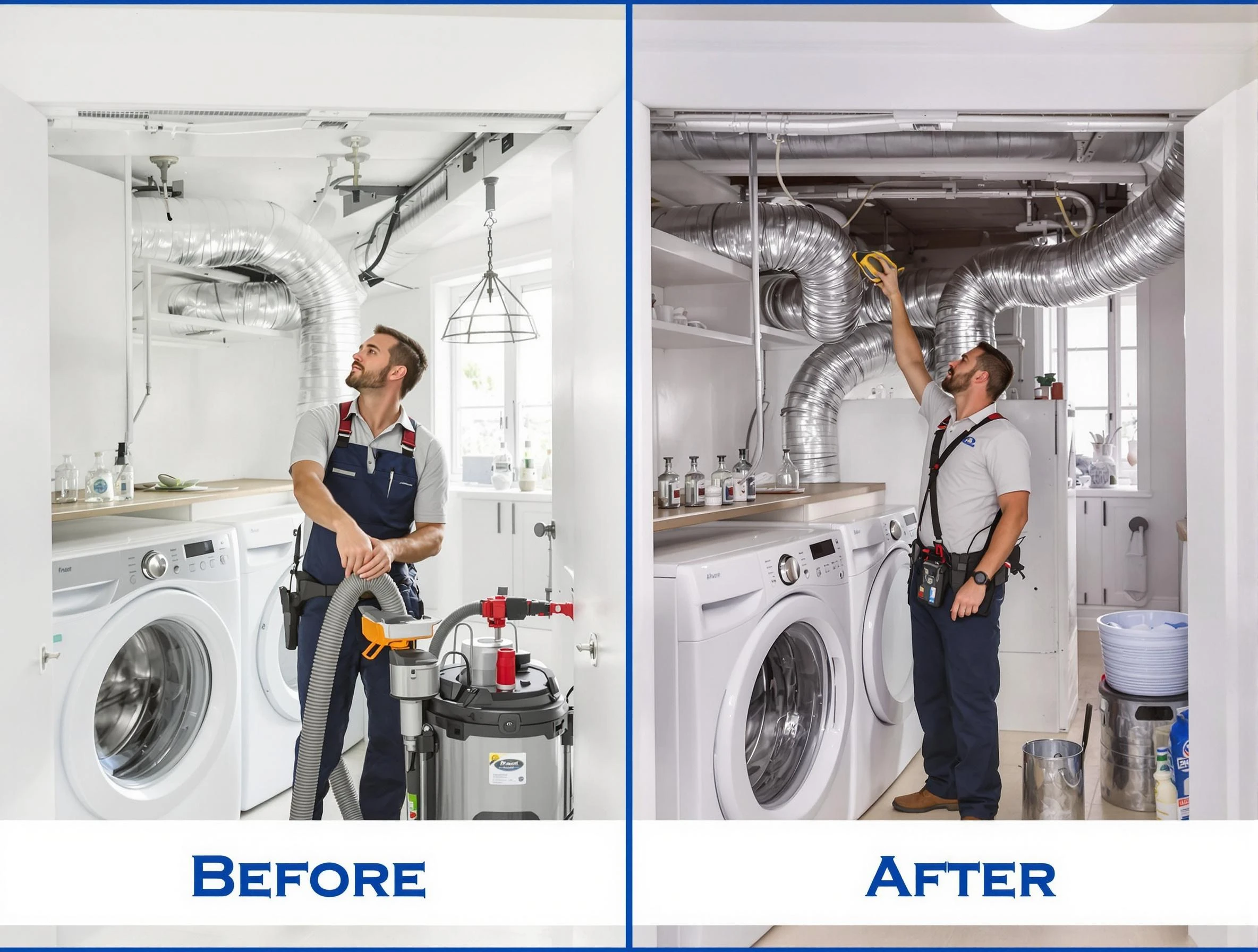 Expert gas dryer vent cleaning by Woodlake Dryer Vent Cleaning in Woodlake