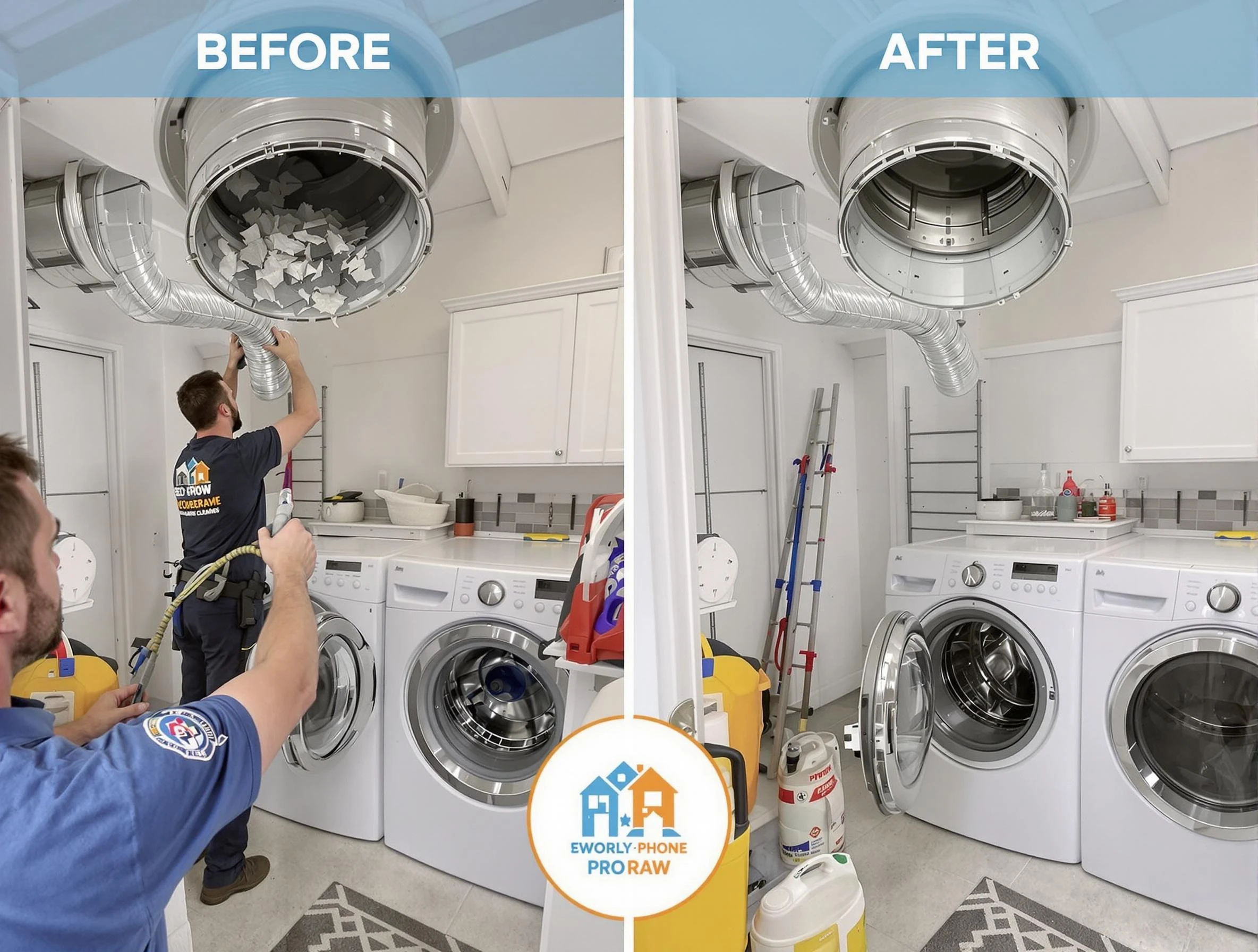 Residential dryer vent cleaning by Woodlake Dryer Vent Cleaning in Woodlake
